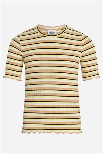 Mads Nørgaard T-shirt - Tuviana - 5x5 Stripe Croissant